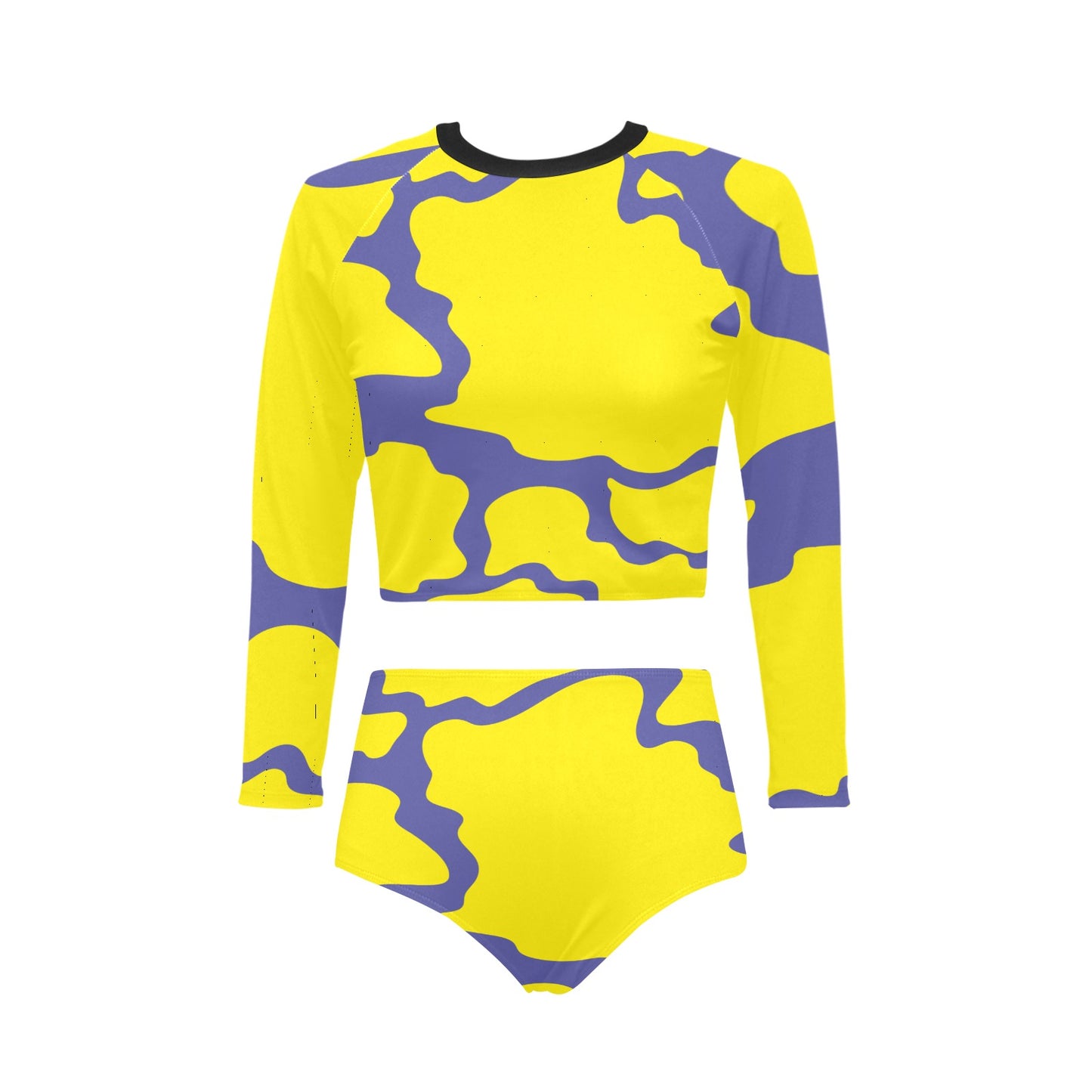 Laker Zazzle Long Sleeve Bikini Set