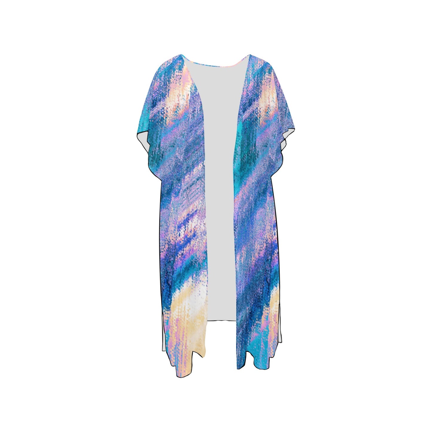 Pastel Blend  Chiffon Cover Up