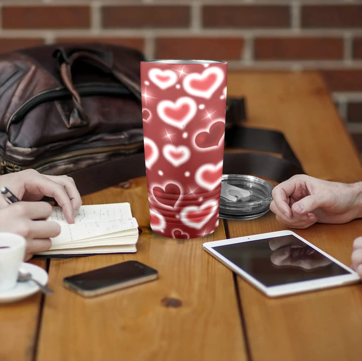 Red Valentine’s Day 20oz Insulated Stainless Steel Mobile Tumbler