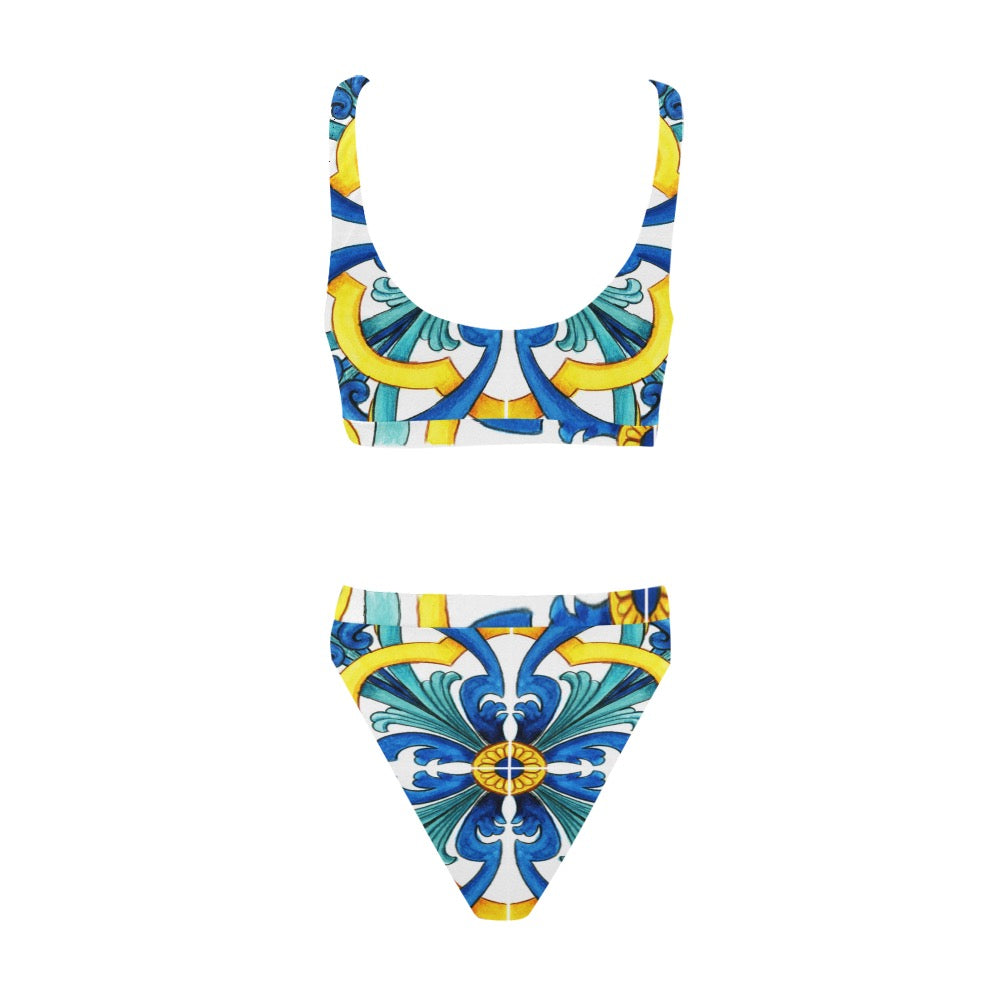 Mediterranean Sport Bikini Swimsuit