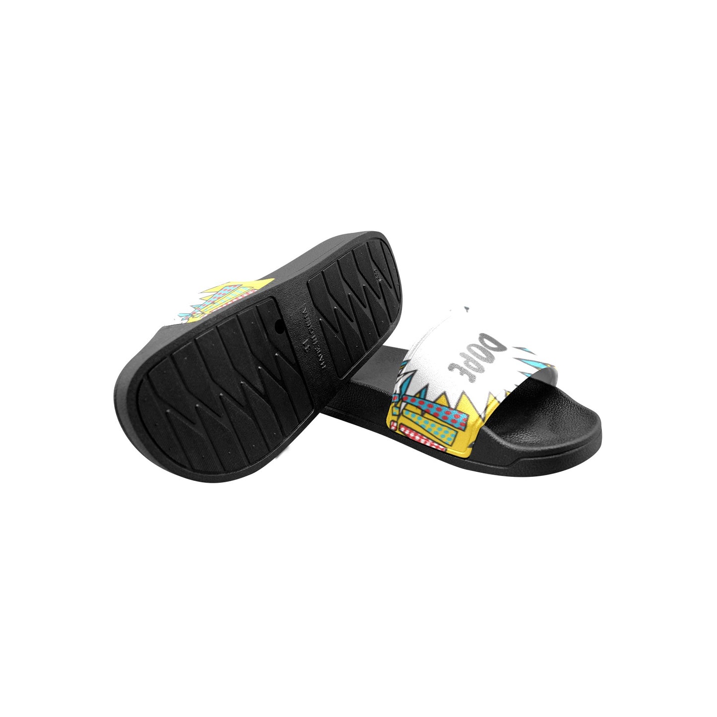 Comic Words Kids' Slide Sandals