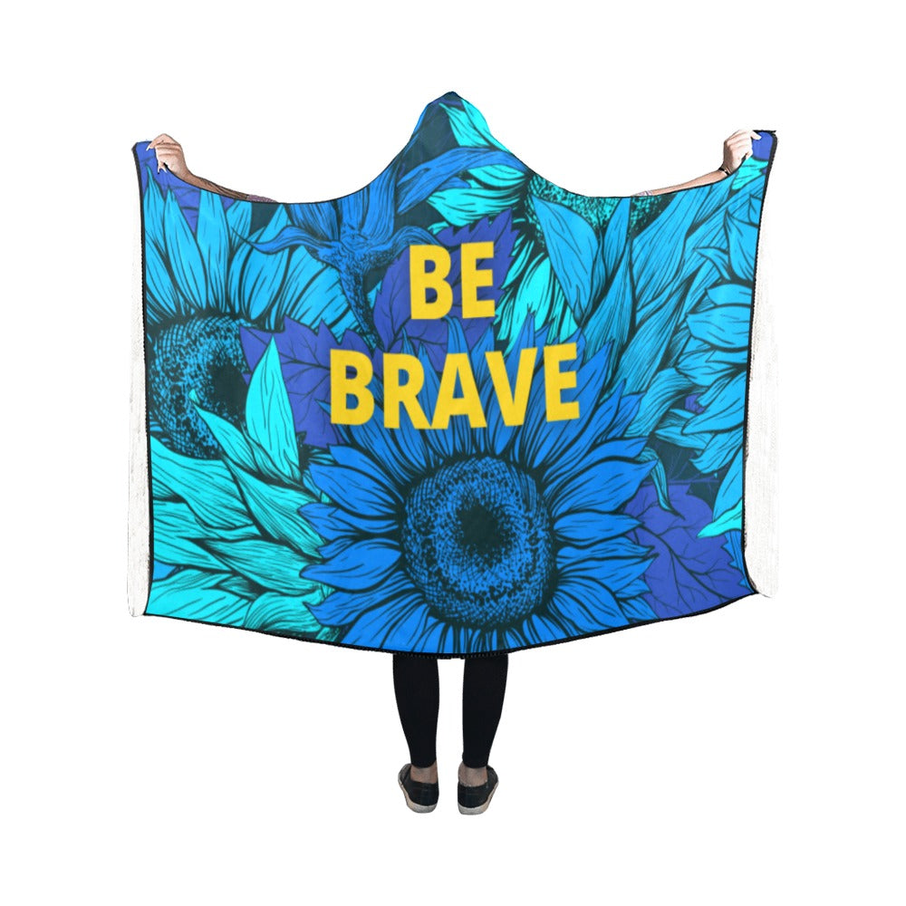 Be Brave Hooded Blanket 50''x40''