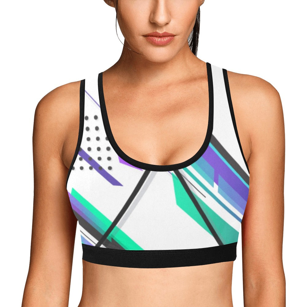 Retro Skate Women's Sports Bra