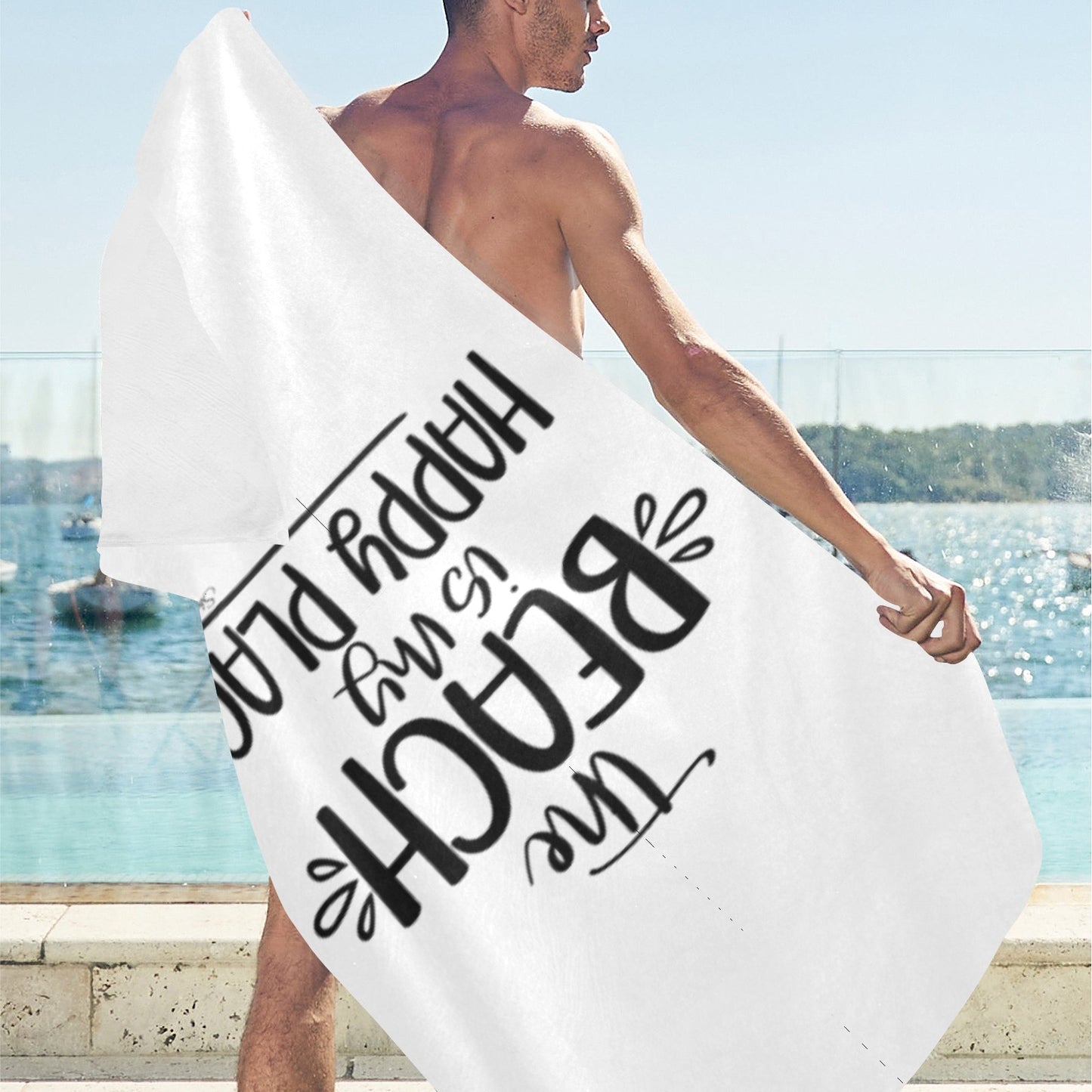 The Beach Beach Towel 32"x 71"