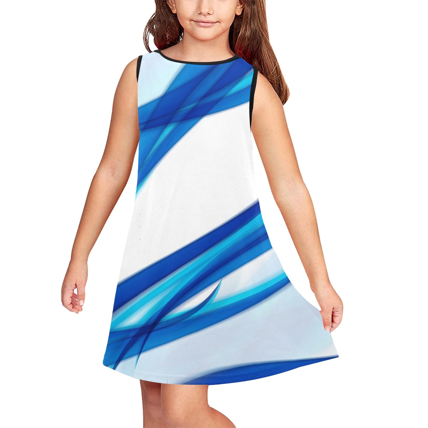 Blue Lightning Girls' Sleeveless Dress