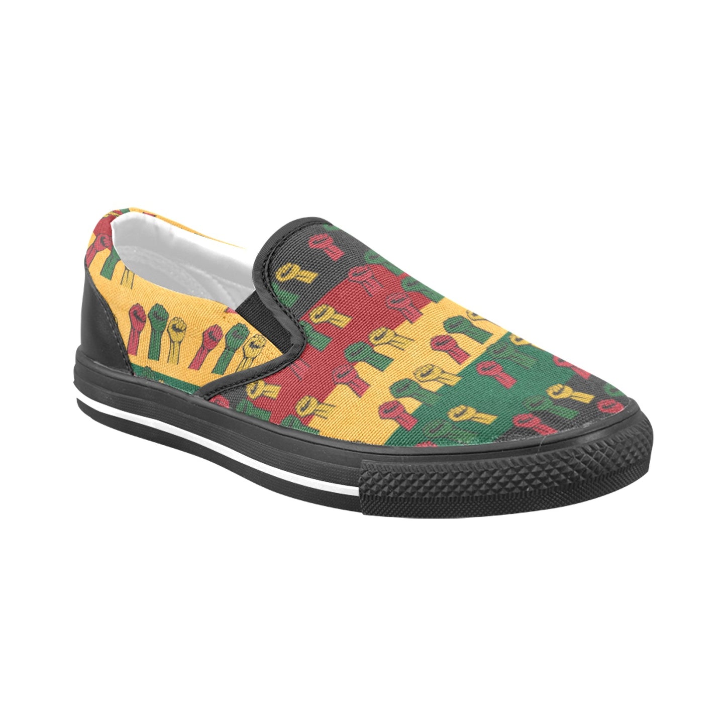 Fist of Unity Men's Slip-on Shoes