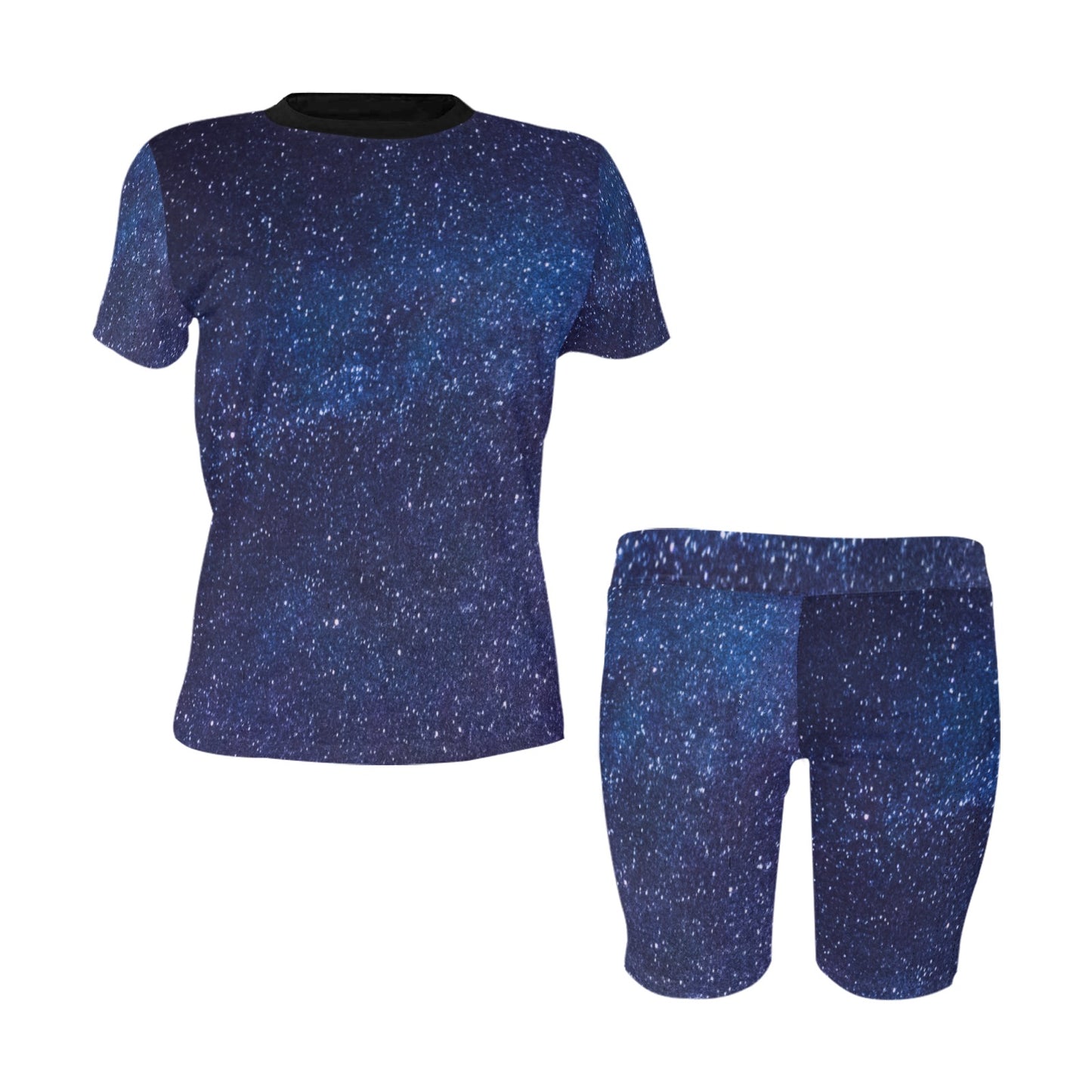 Blue Simmer Women's Short Set