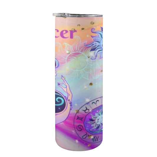 Cancer 20oz Tall Skinny Tumbler with Lid and Straw