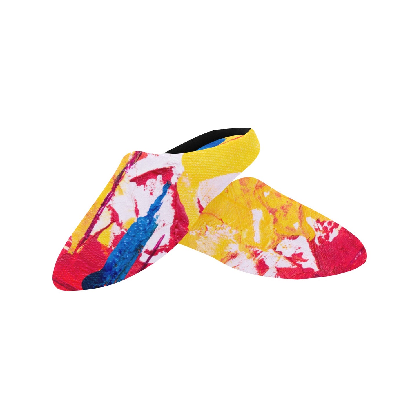 Mural Women's Non-Slip Cotton Slippers