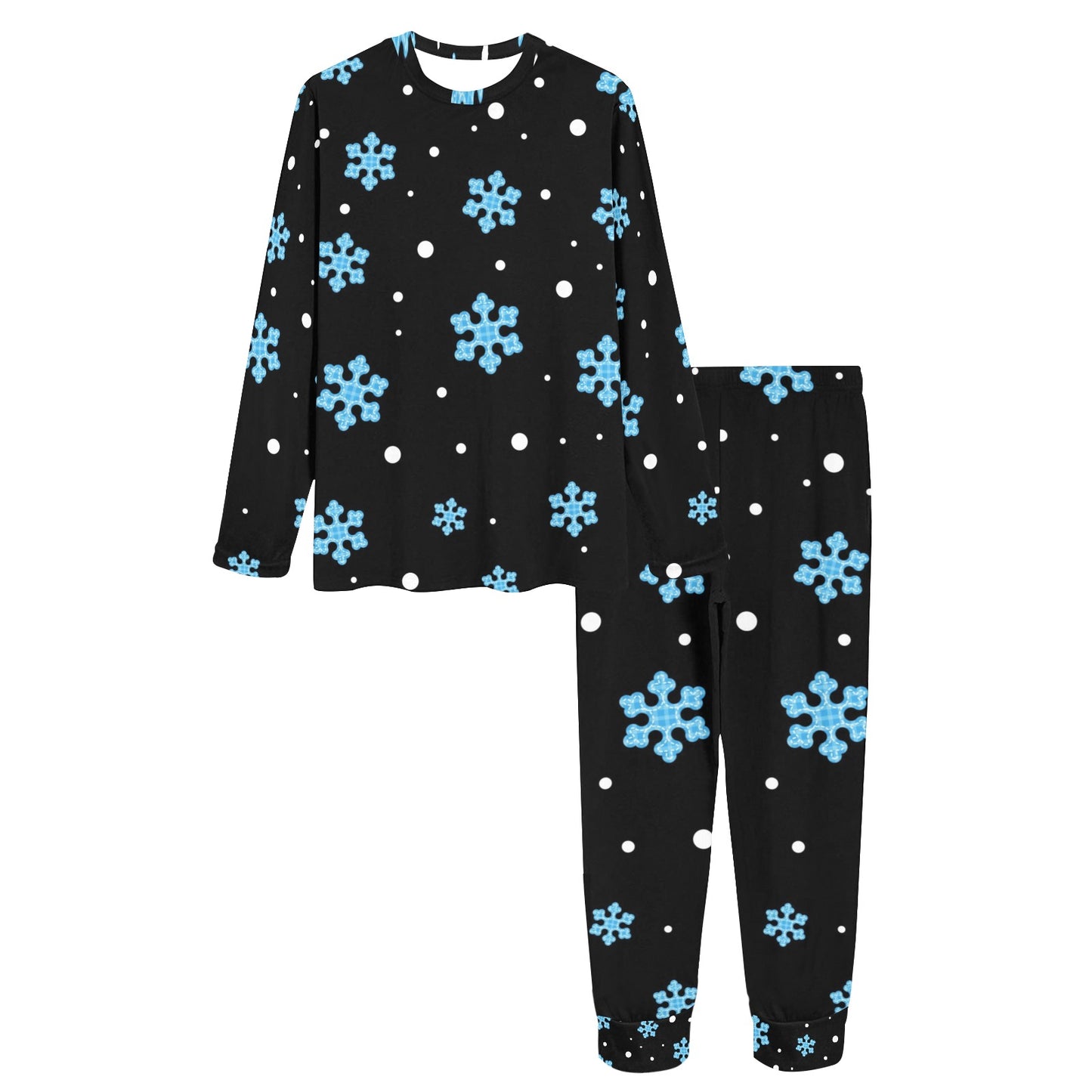 Night Snow Christmas Women's Pajama Set