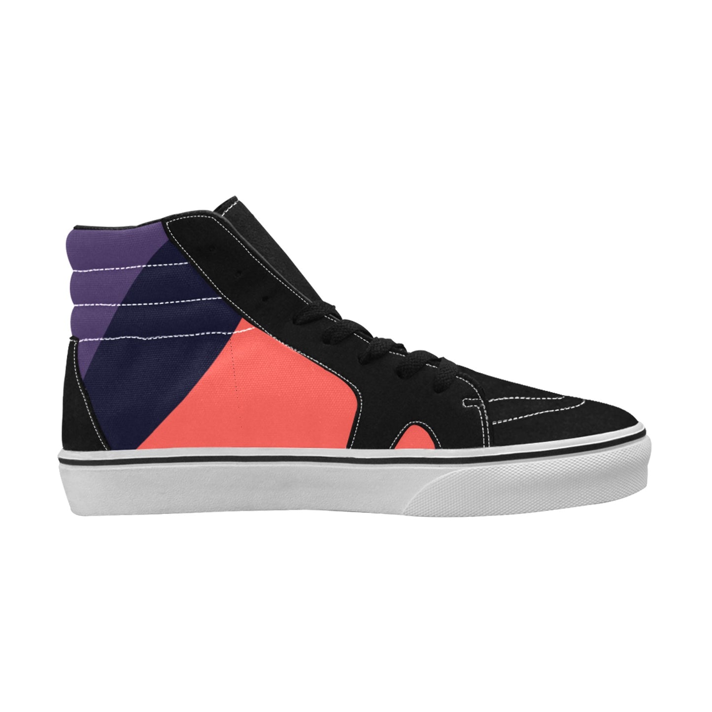 Orange You Women's High Top Skateboarding Shoes