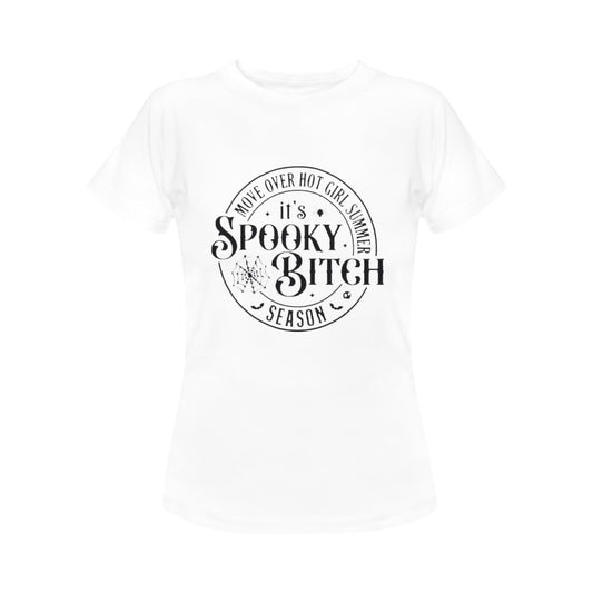 Spooky Bitch Season Women's T-Shirt- Halloween