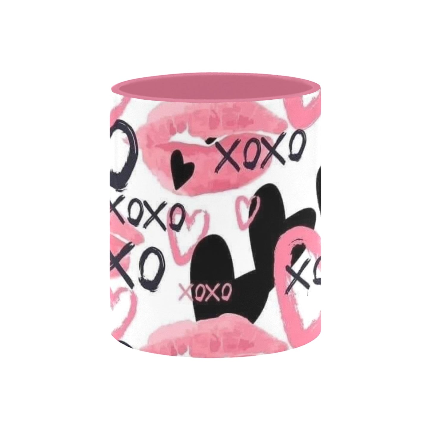 XOXO Valentine”s Day Custom Inner Color Mug (11oz)