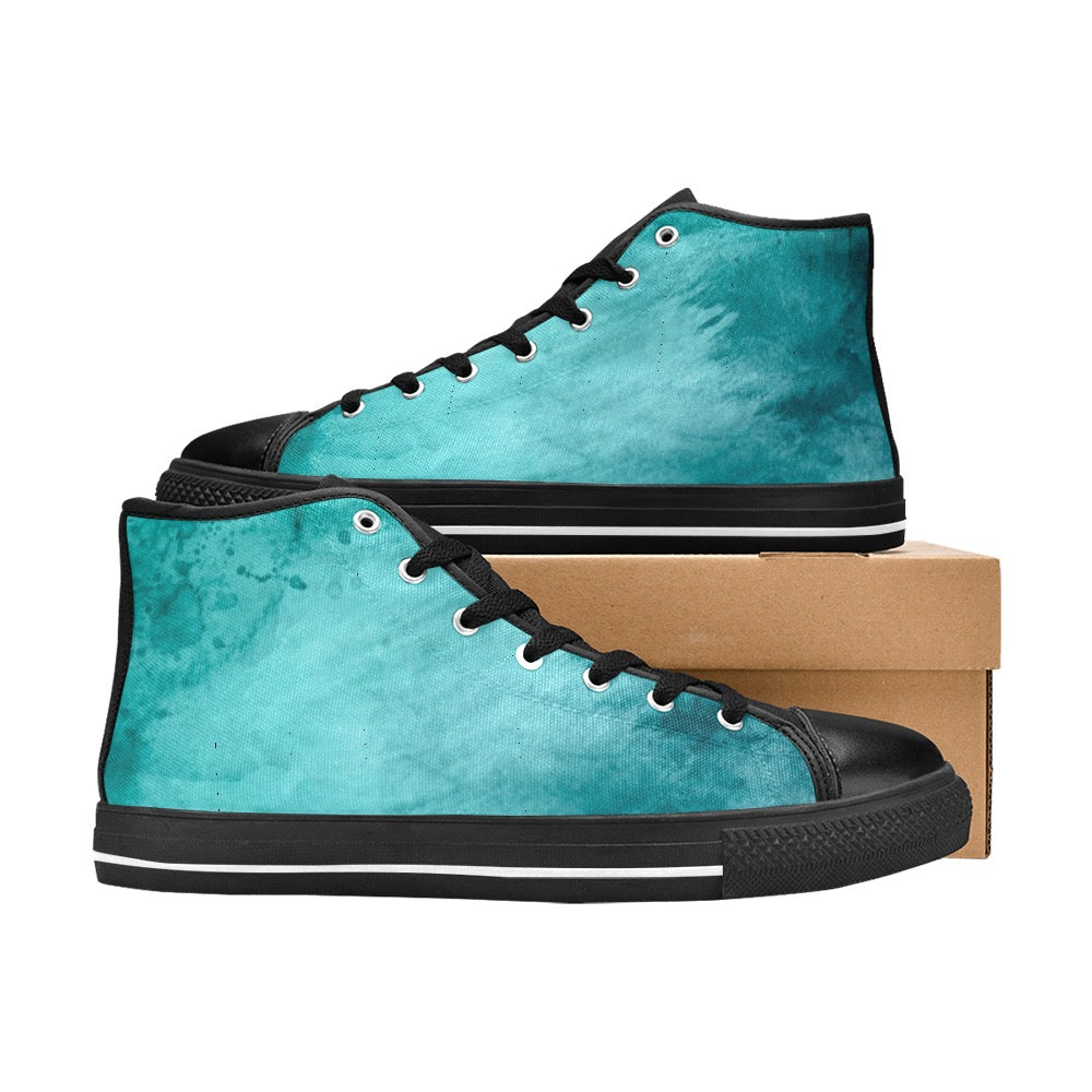 Blue Lagoon High Top Shoes-Kids