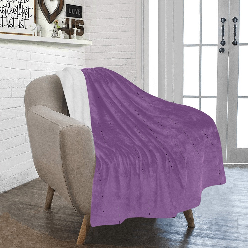 Purple Ultra-Soft Micro Fleece Blanket 40"x50"