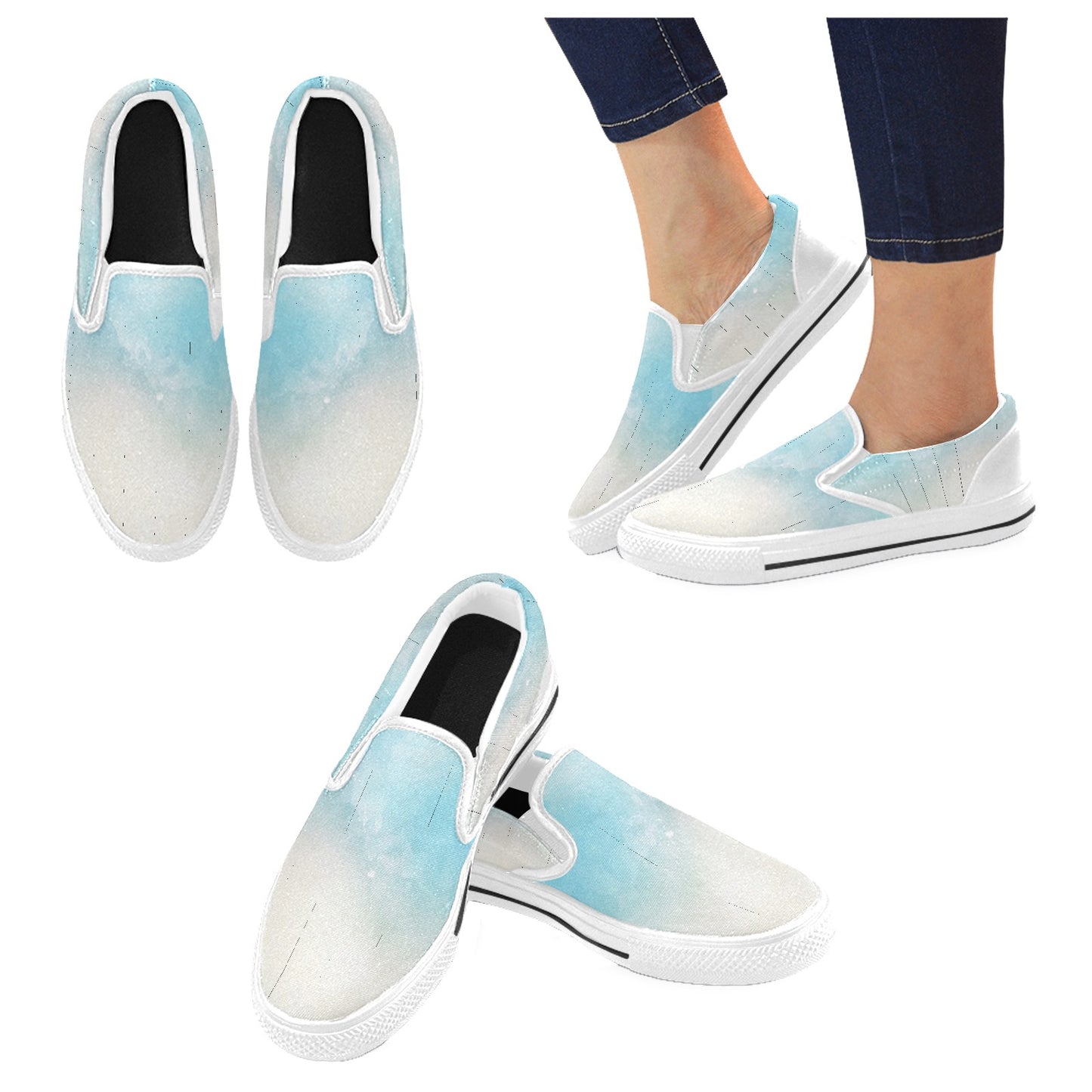 Bluish Slip-on Shoes -Kid