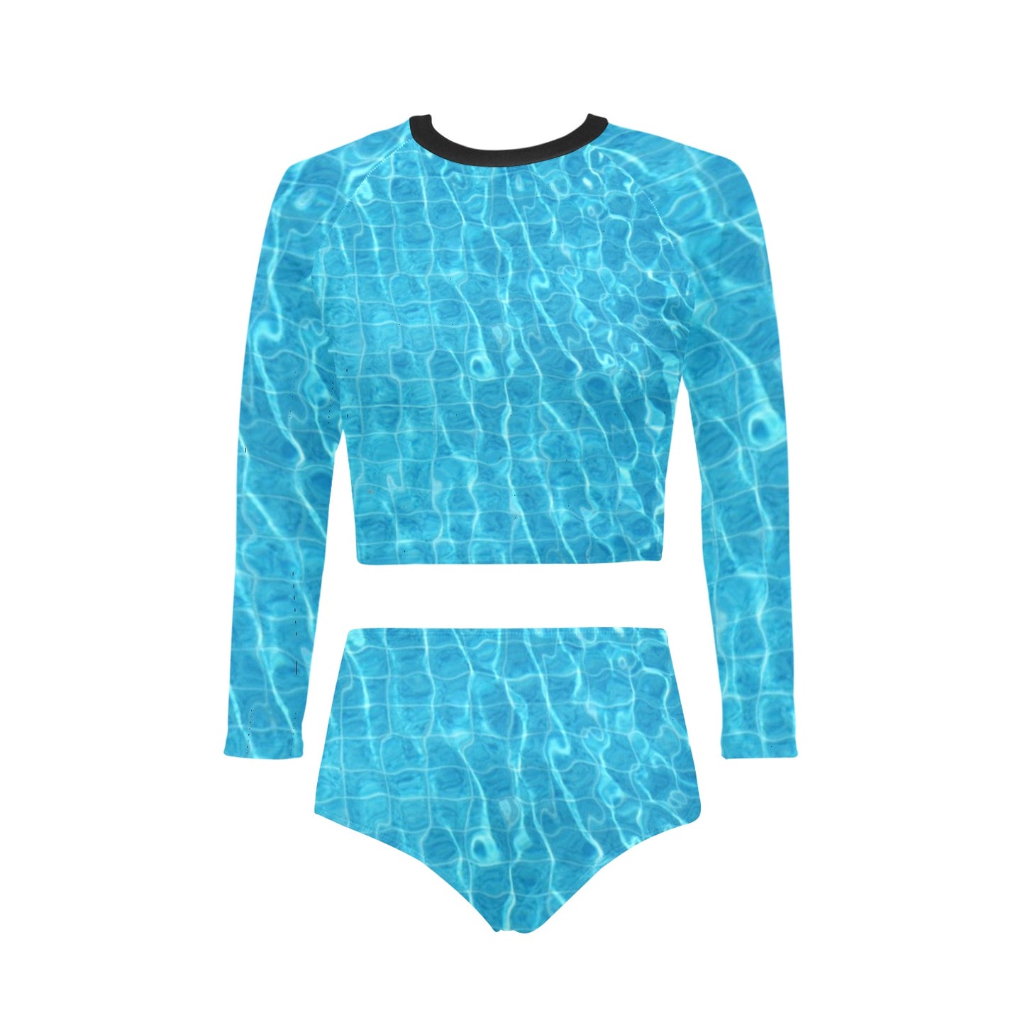 Pool Vibes Long Sleeve Bikini Set