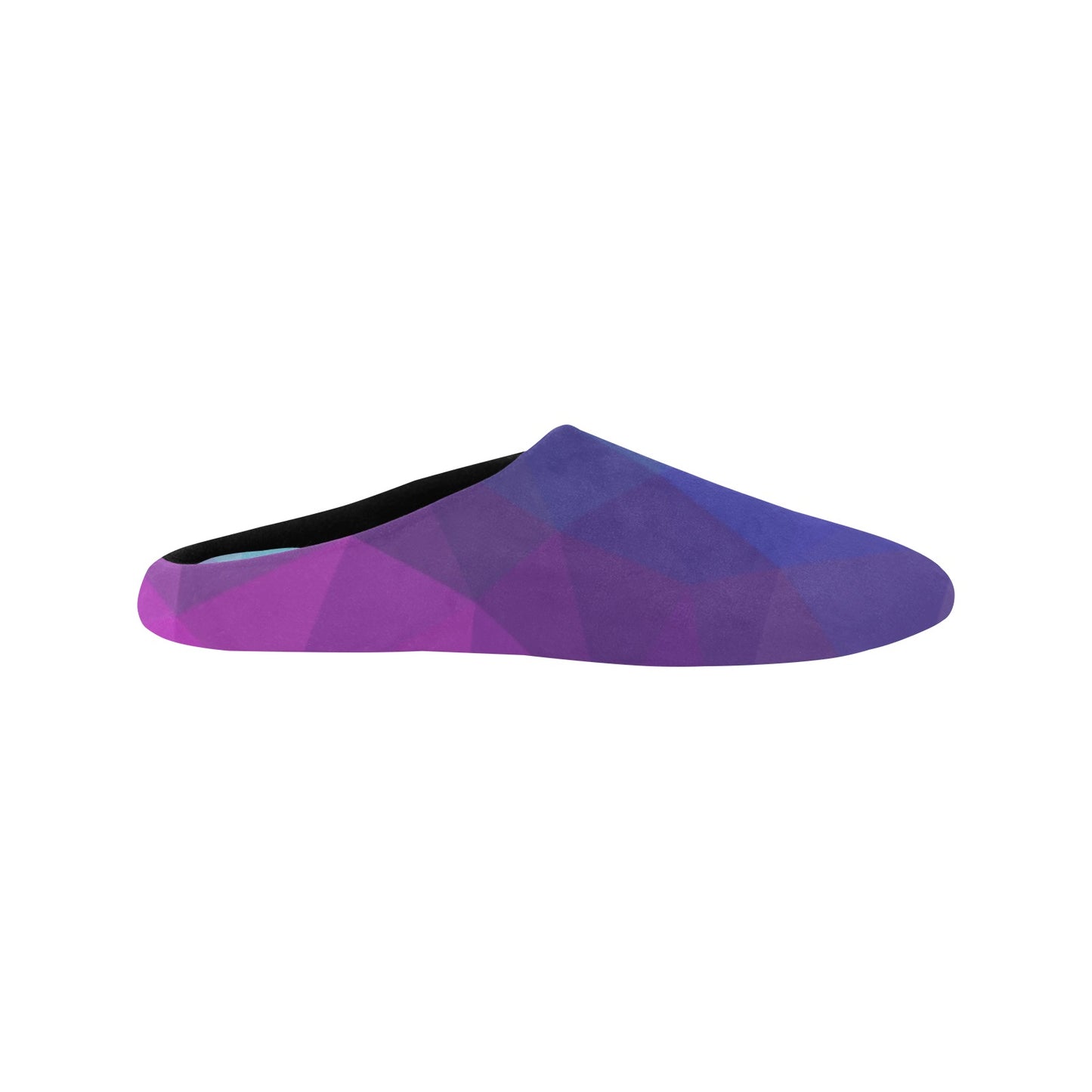 Blue Purple Women's Non-Slip Cotton Slippers