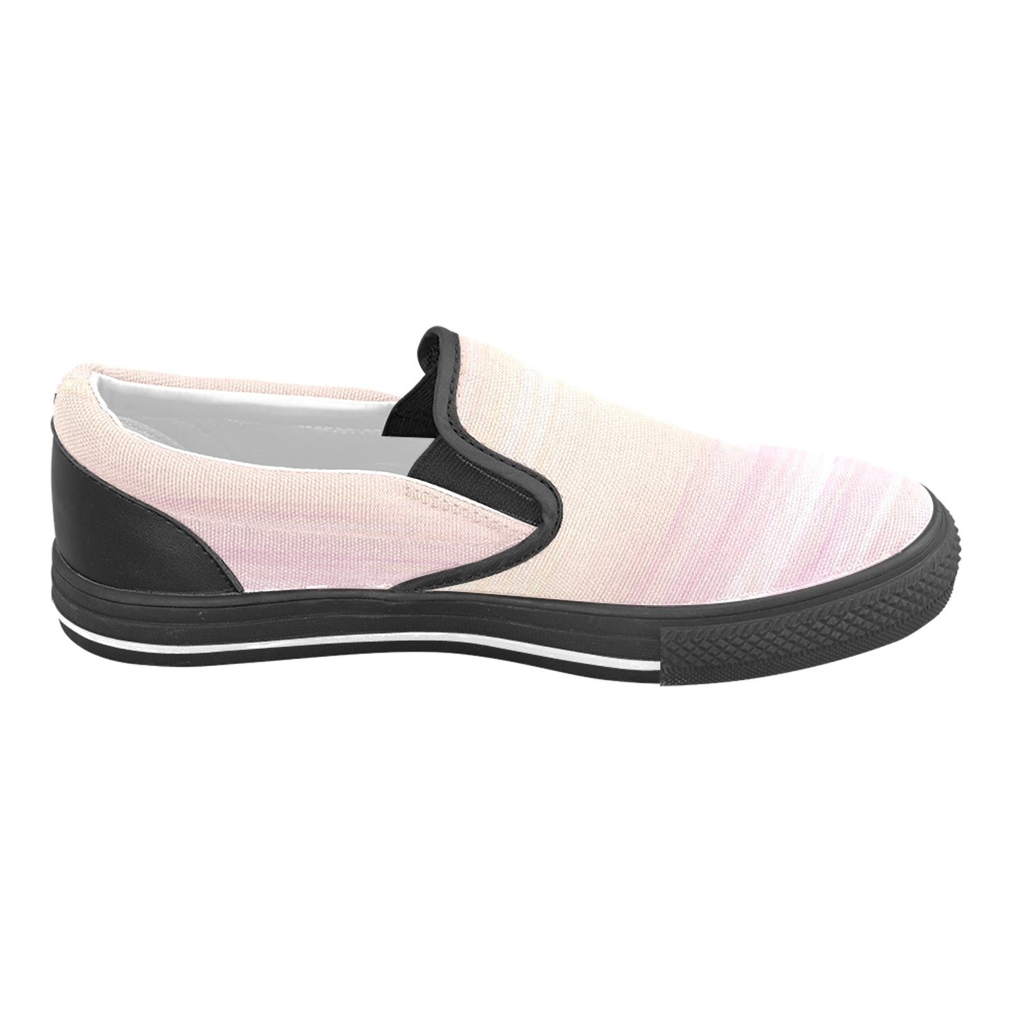 Peach Ombre Women's Slip-on Shoes