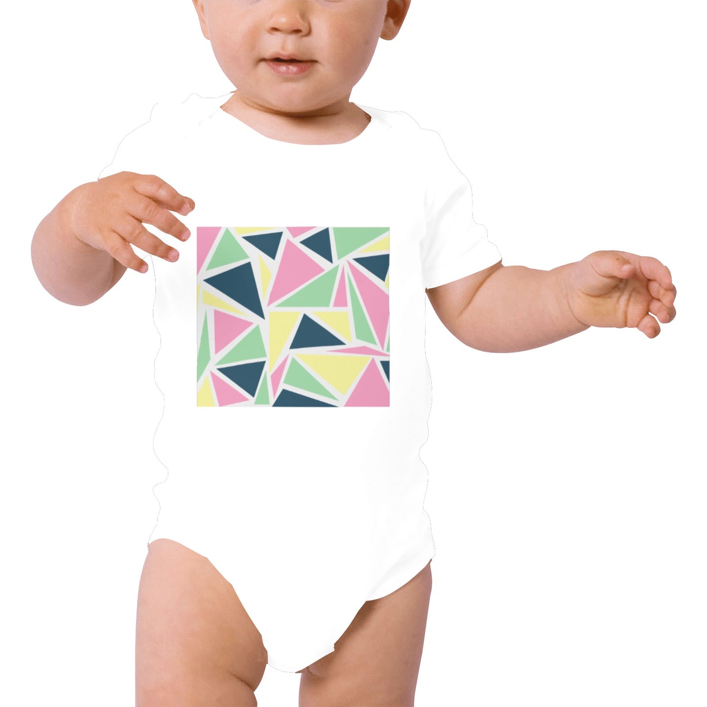 Colored Angles Baby Onesie