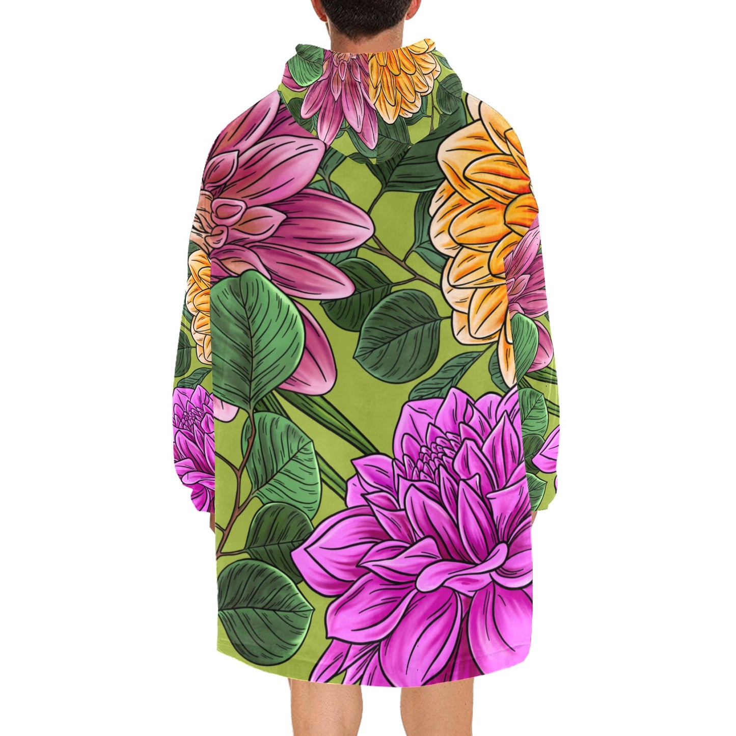 Garden Blanket Hoodie for Adults