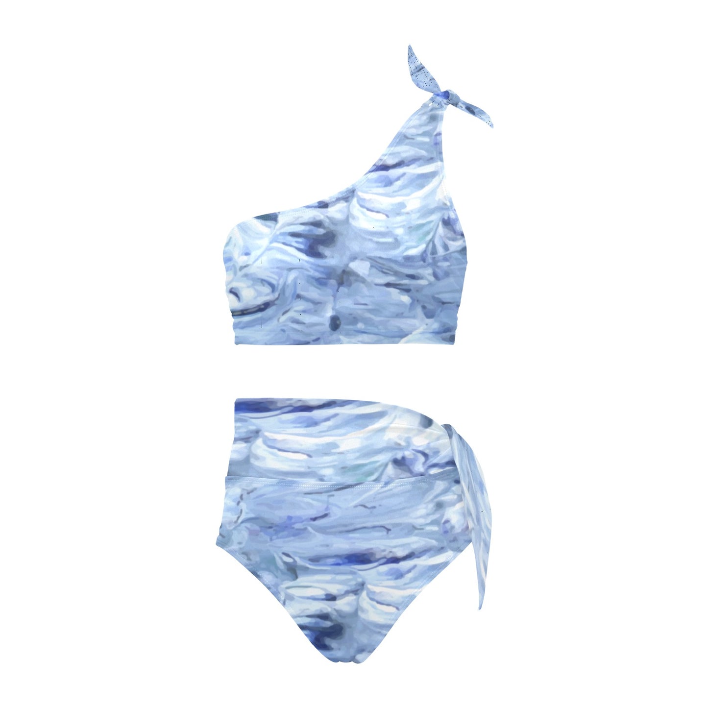 Motion In The Ocean One Shoulder Bikini Set