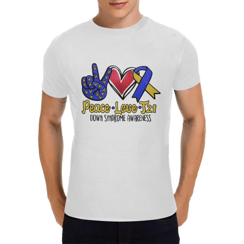 AWARENESS - Down Syndrome Men's T-Shirt