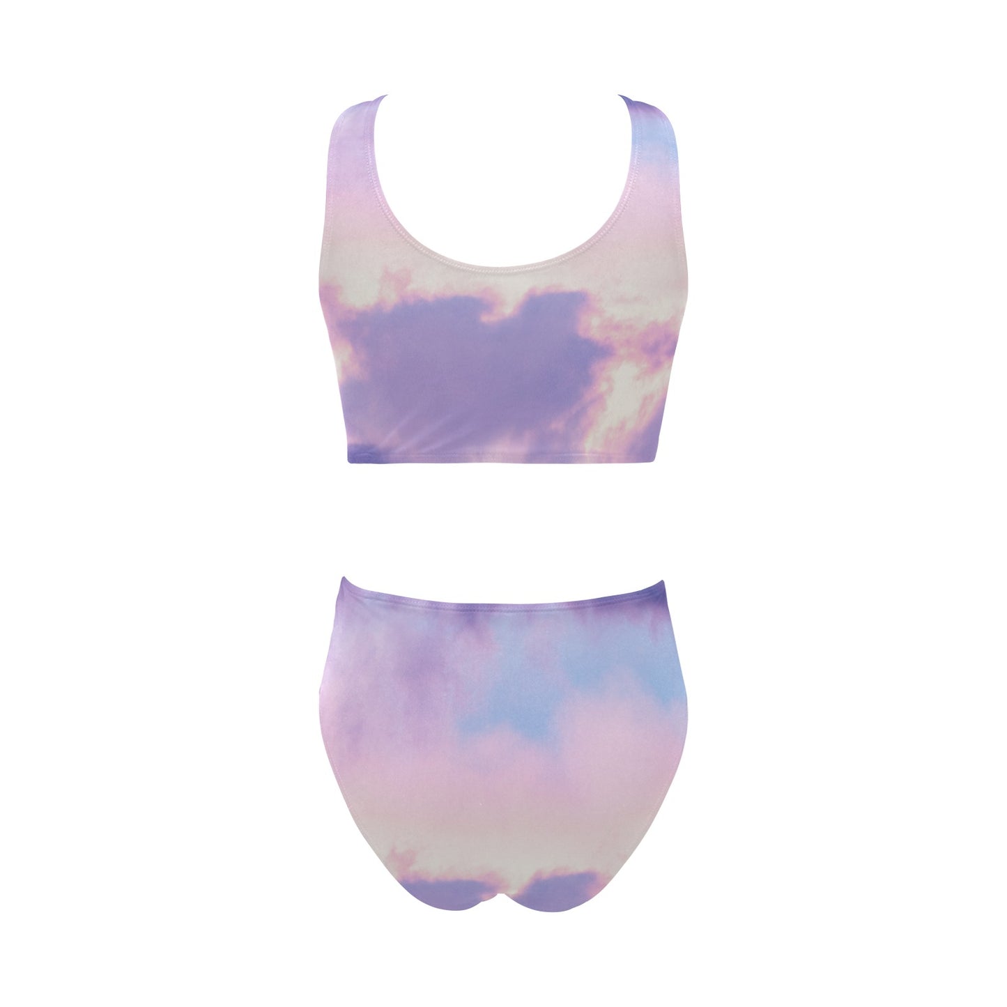 Pastel Skies Chest Bow Tie Bikini Swimsuit