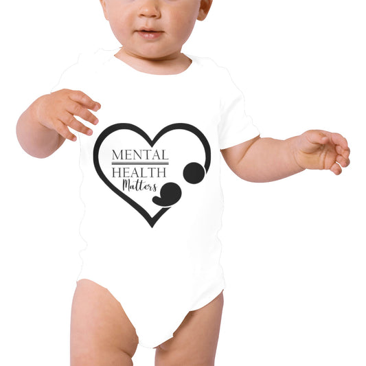 AWARENESS - Mental Health  Baby Short Sleeve Onesie