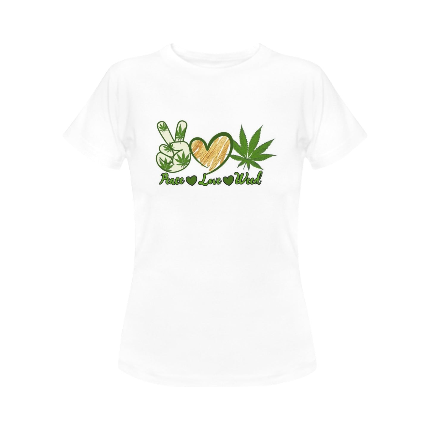 Peace, Love & Weed 420 Women's T-Shirt