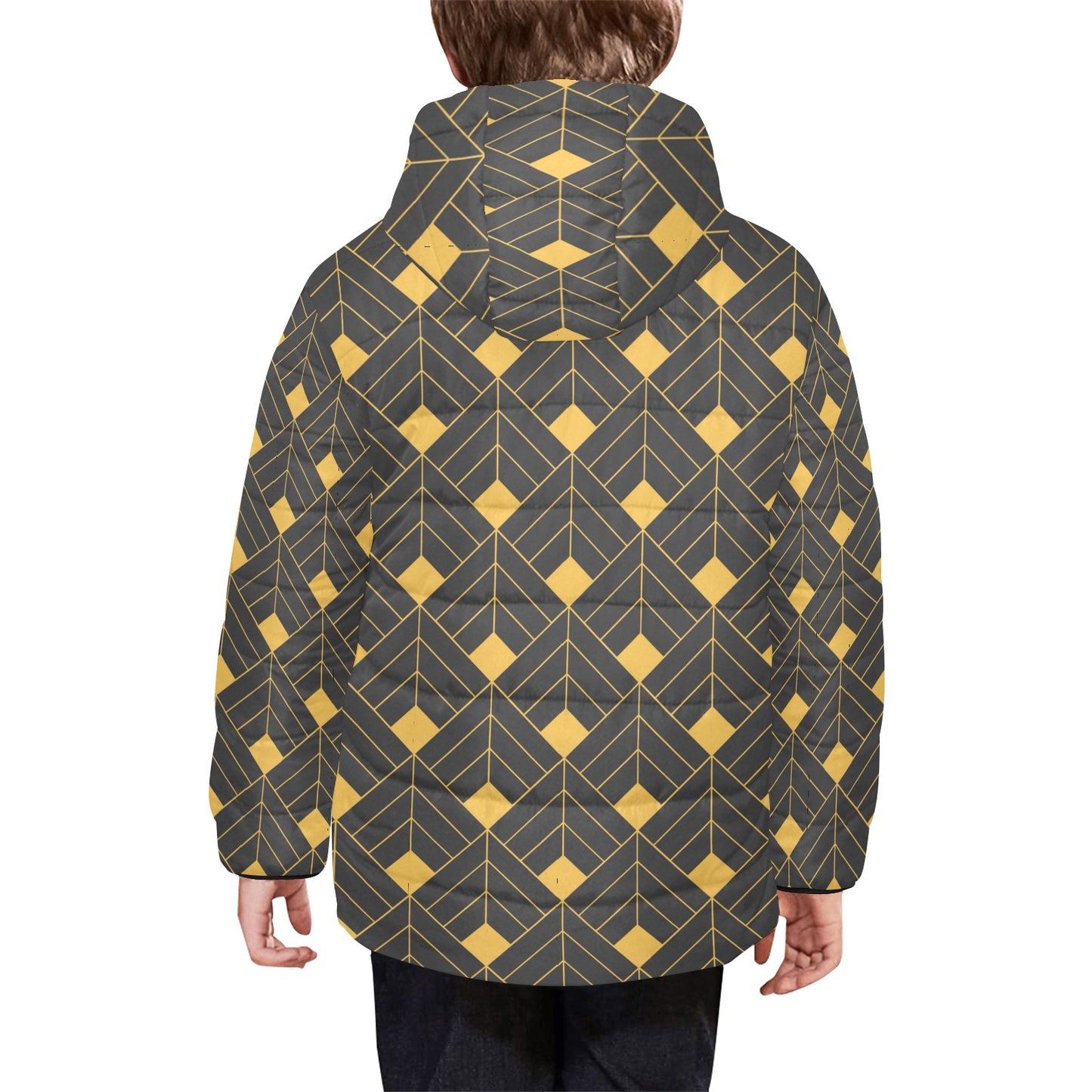 Gold Diamond Kids Hooded Jacket