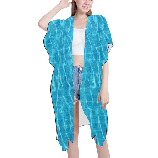 Pool Vibes  Chiffon Cover Up