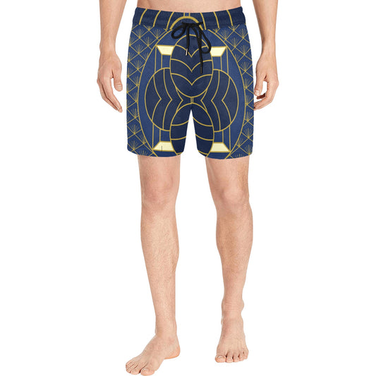 Navy Cut Men's Swim Shorts