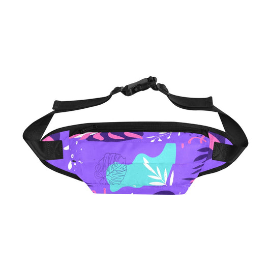 Purple Palms Fanny Pack/Large