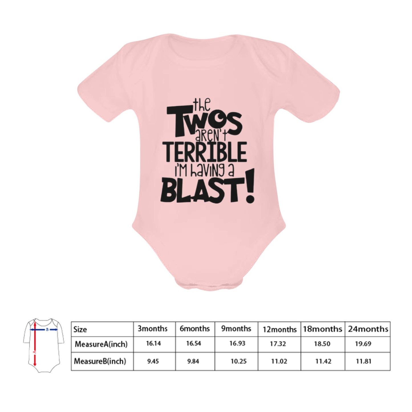 Terrible Two's Baby Onesie