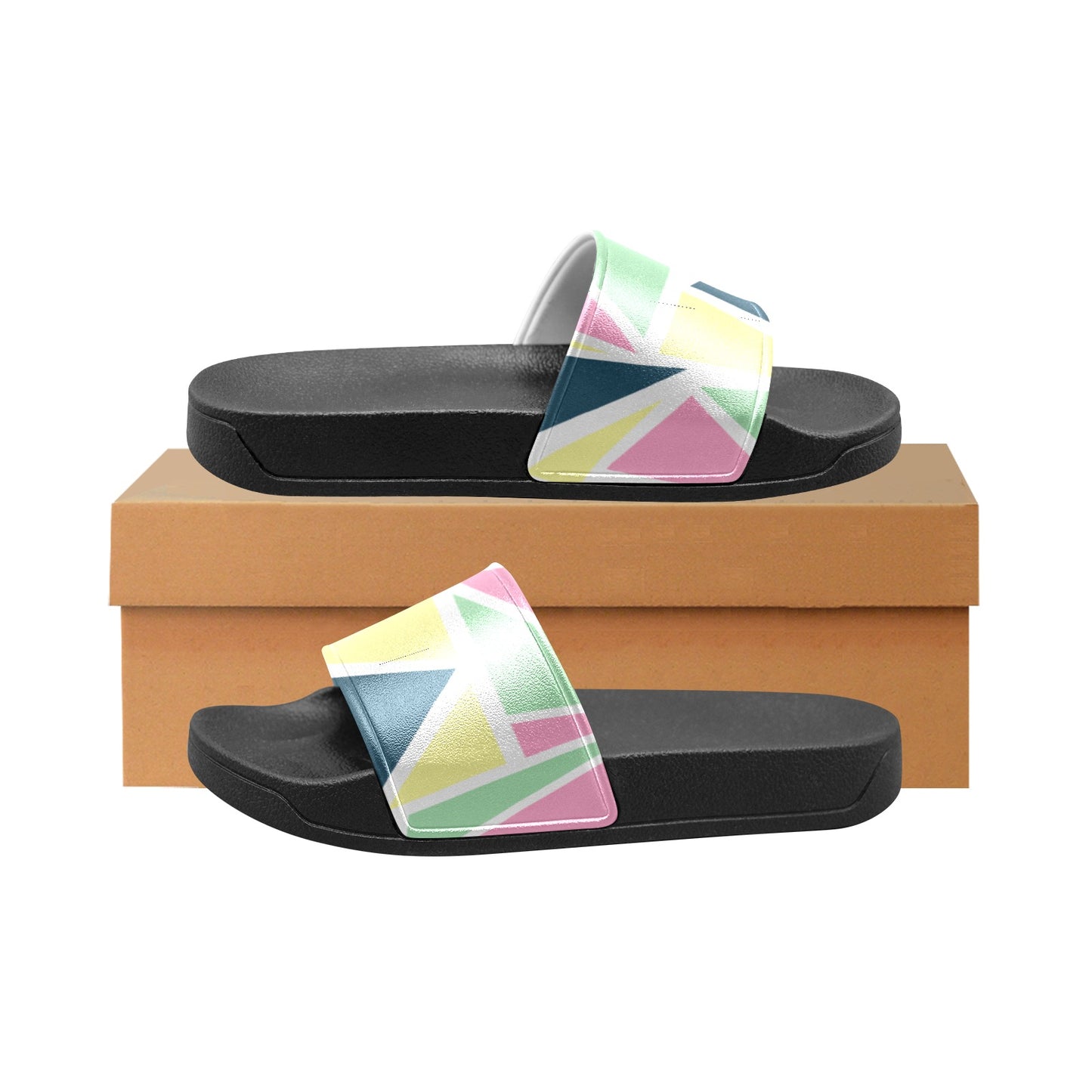 Colored Angles Kids' Slide Sandals