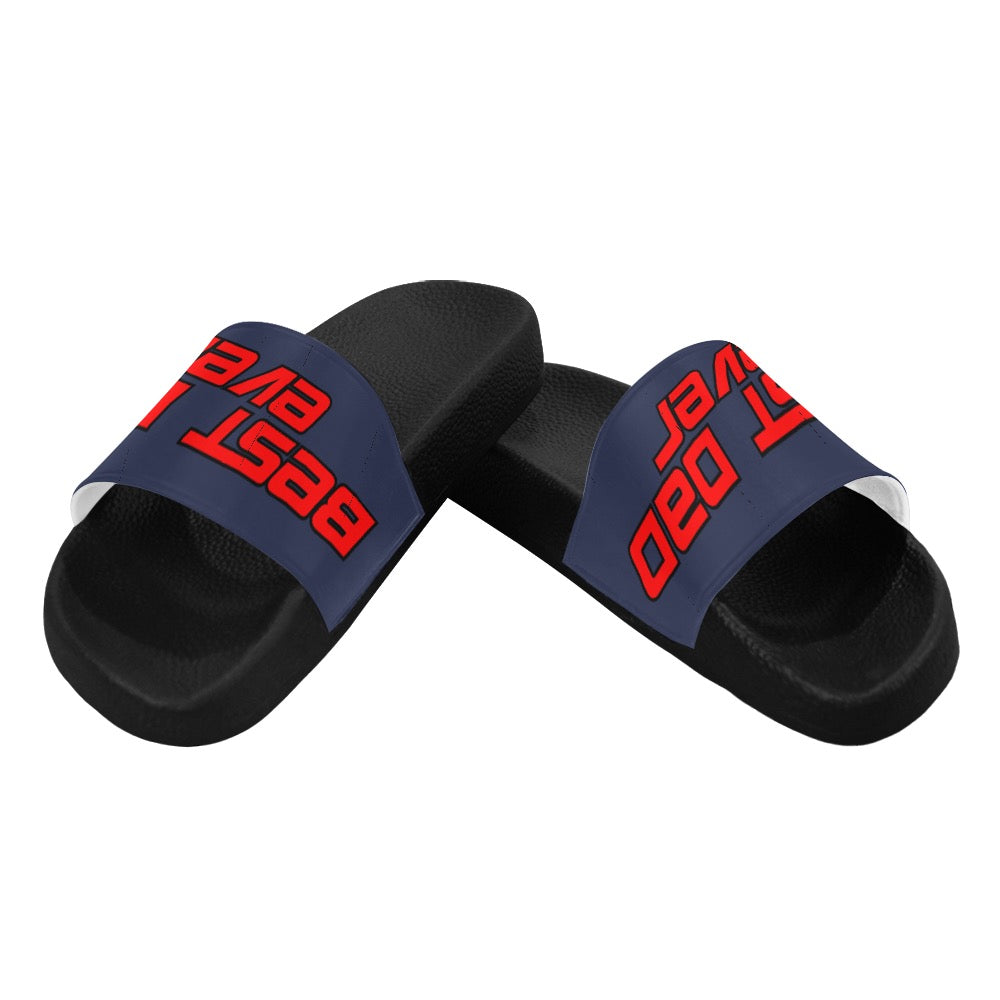 Best Dad Ever Men's Slides