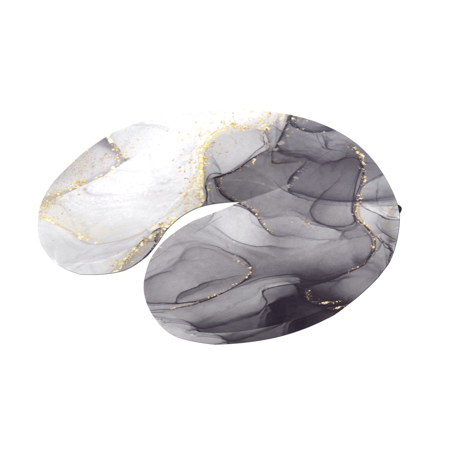 Grey Marble U-Shape Travel Pillow