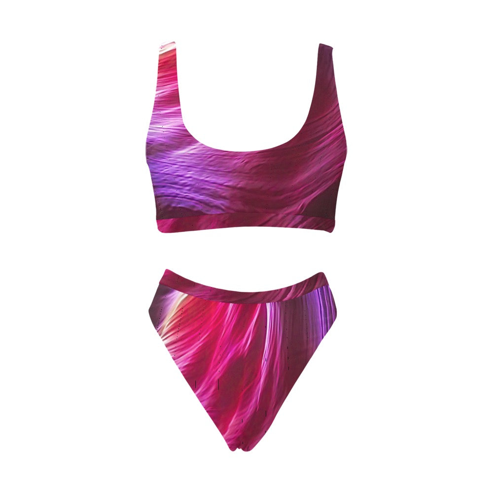 Purple Winds Sport Bikini Swimsuit