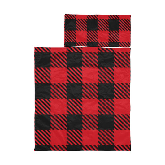 Red & Black Kids' Sleeping Bag