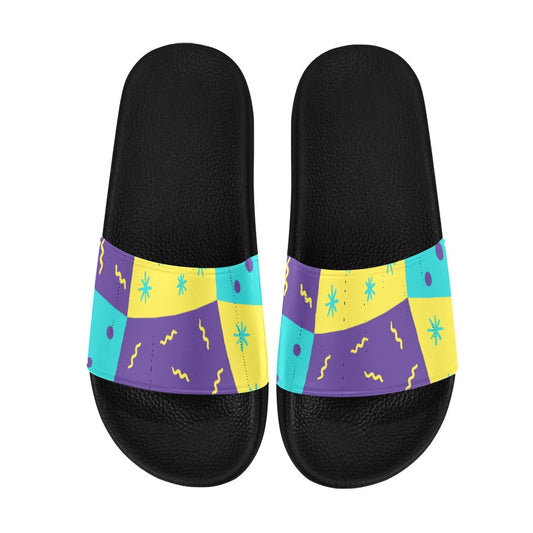 Purple Party Men's Slides