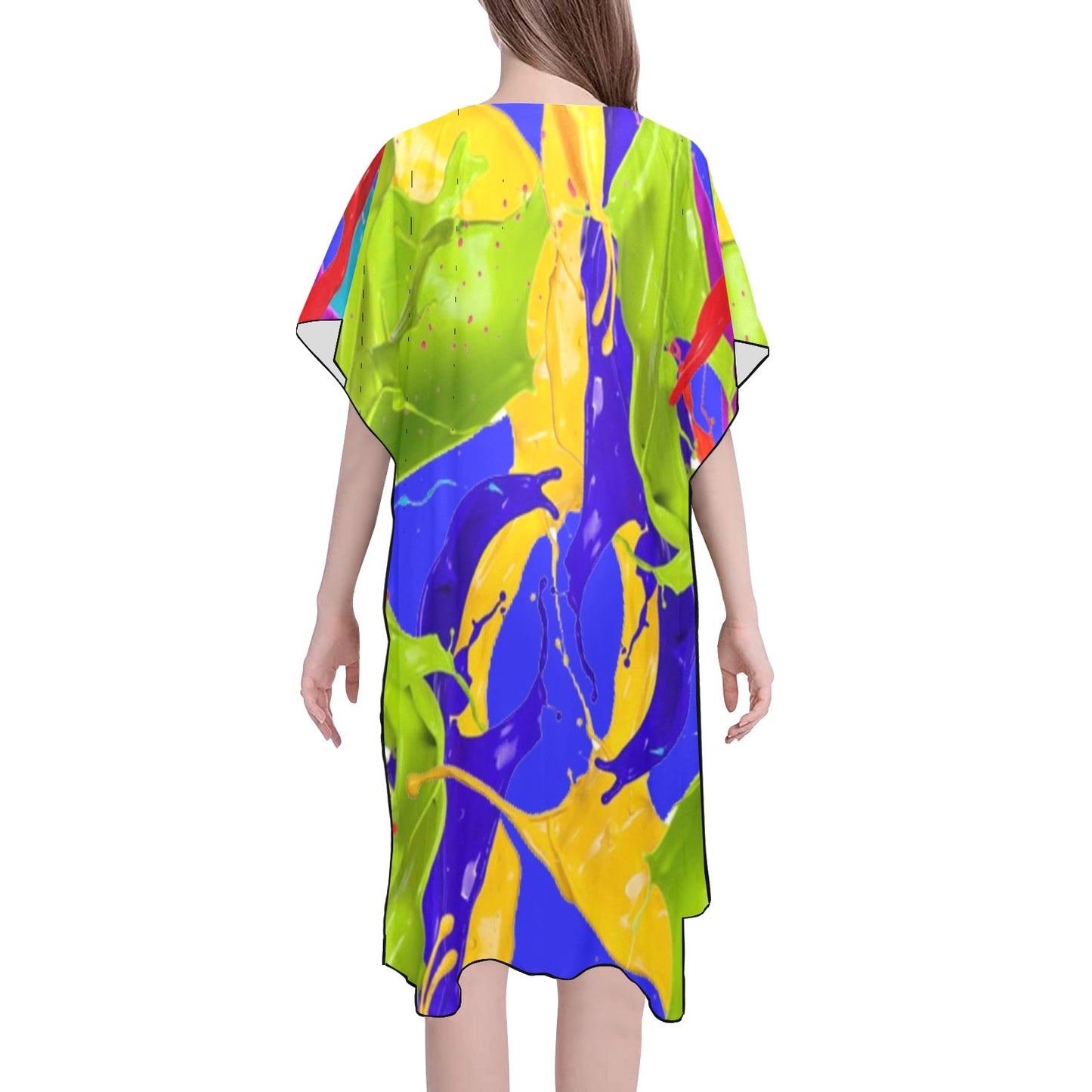 Color Mix Chiffon Cover Up