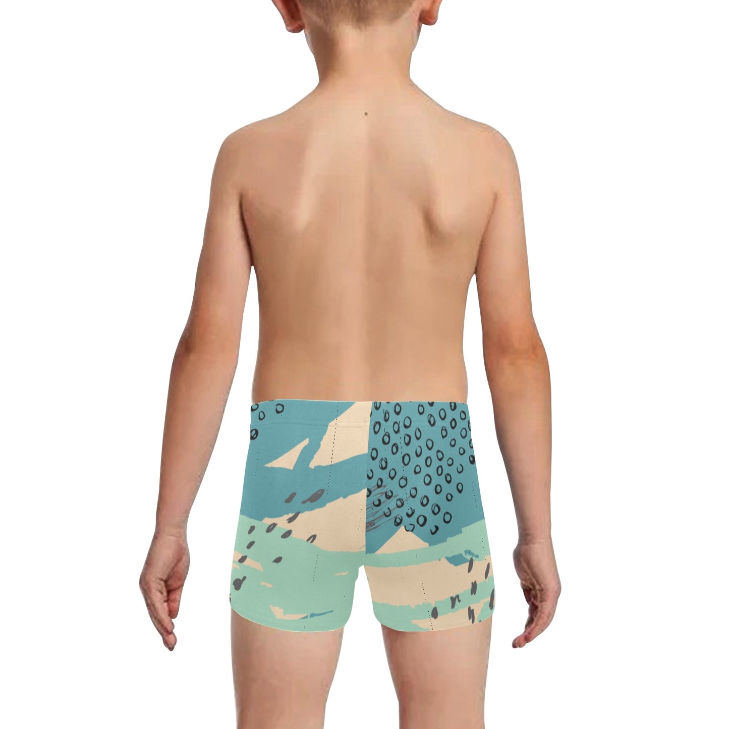 Beige and True Little Boys' Swimming Trunks