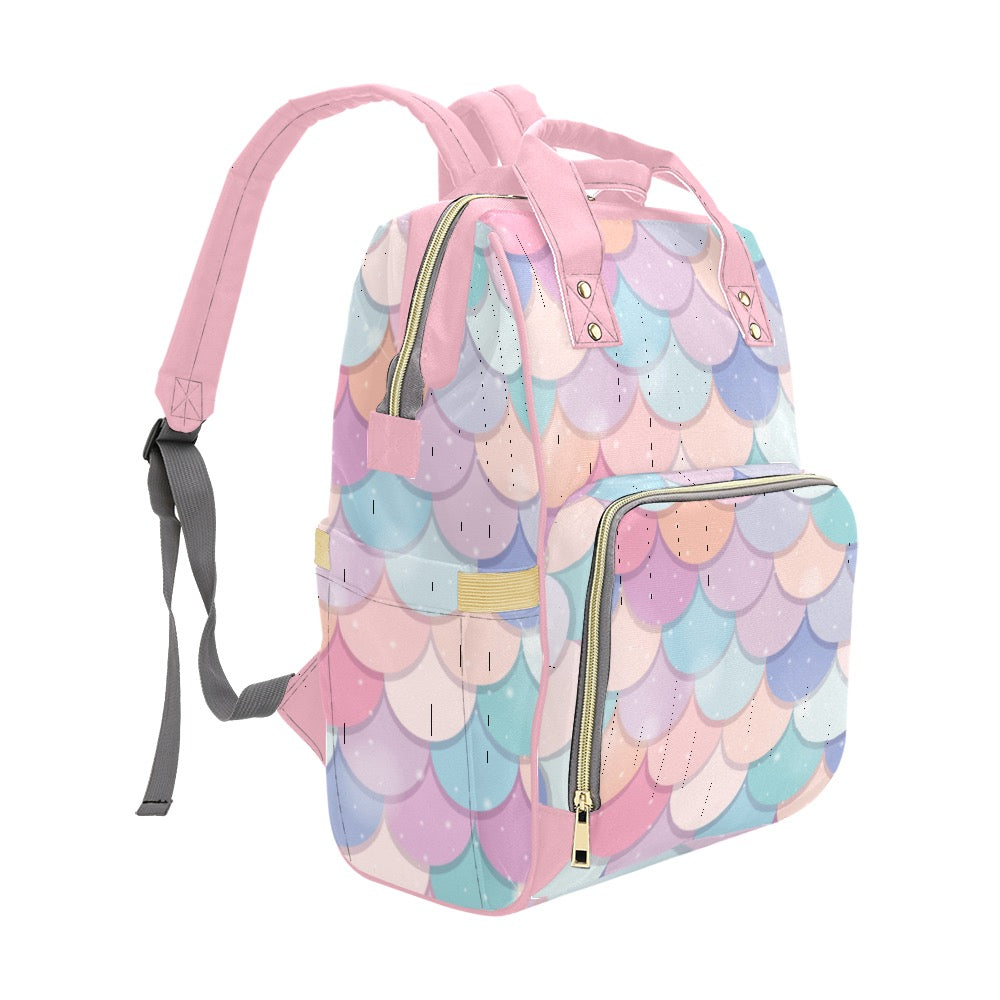 Mermaid Me Multi-Function Diaper Backpack/Baggies