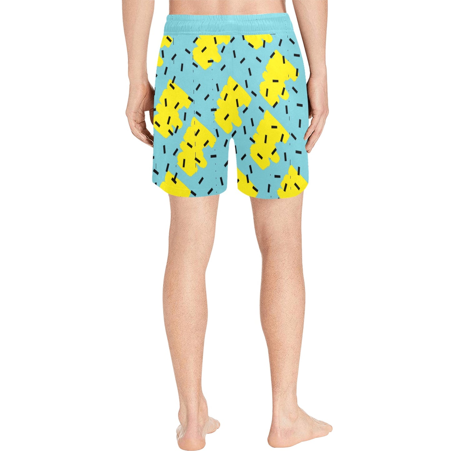 Turq-Limon Men's Swim Shorts