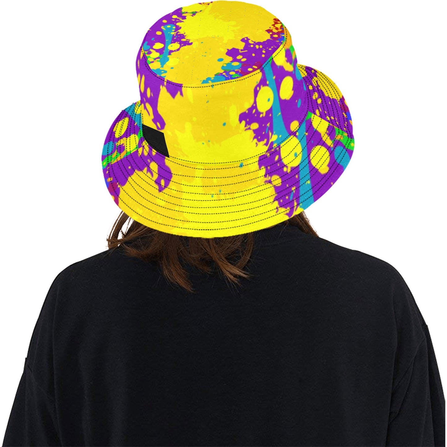 Yellow Splatter Unisex Bucket Hat