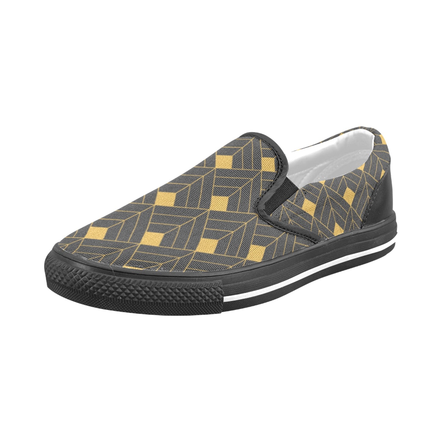 Gold Diamond Slip-on Shoes -Kid