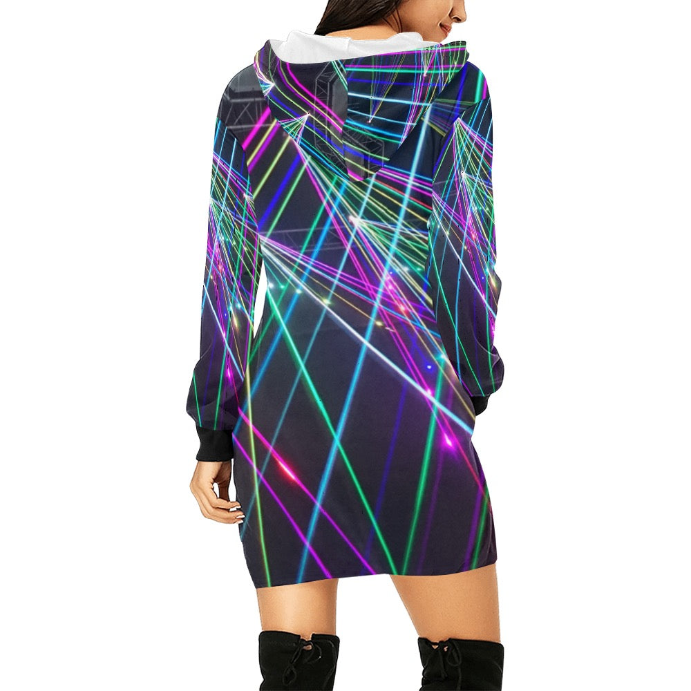 Bright Lights Hoodie Mini Dress