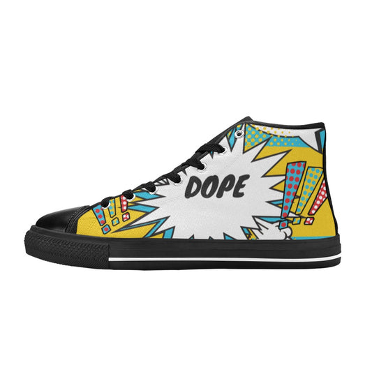 Comic Words High Top Shoes- Kids