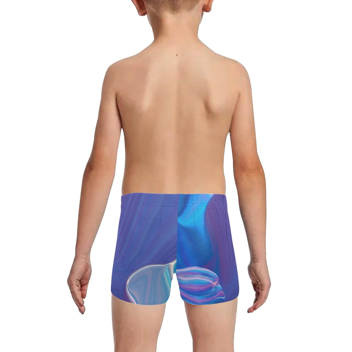 Blue Aura Little Boys' Swimming Trunks